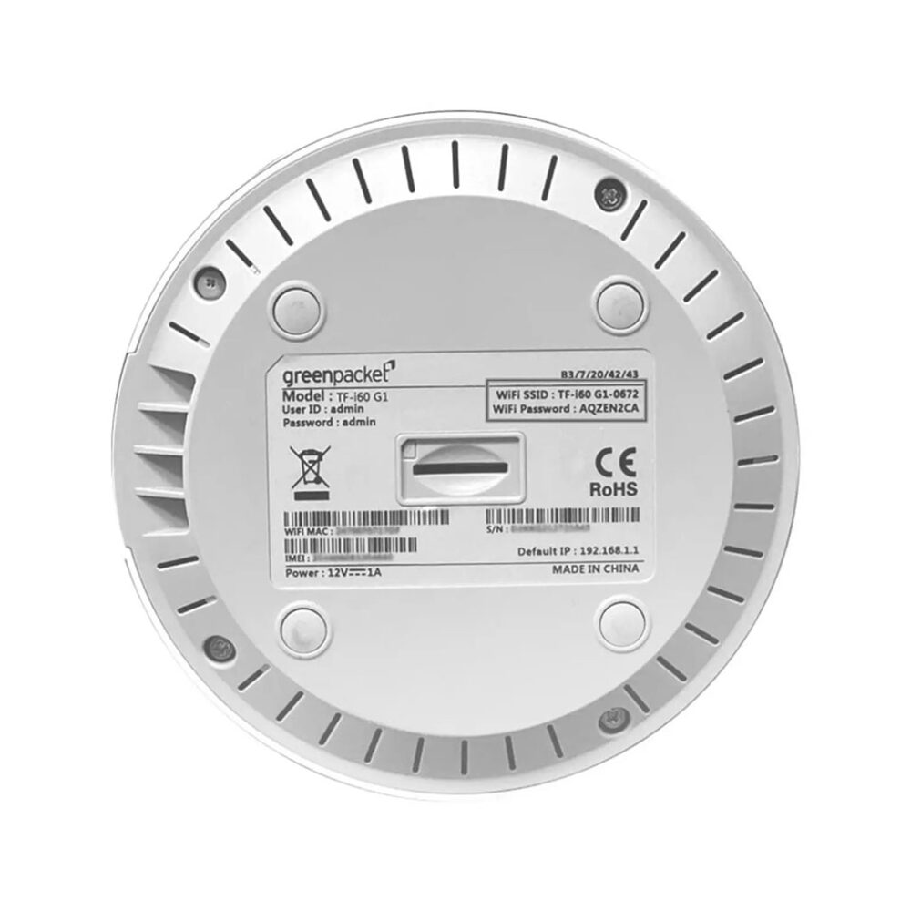 مودم گرین پکت مدل TF-i60 G1 به همراه 180 گیگ اینترنت 6 ماهه + سیم کارت FD هدیه 4 مودم گرین پکت مدل TF-i60 G1 به همراه 180 گیگ اینترنت 6 ماهه + سیم کارت FD هدیه